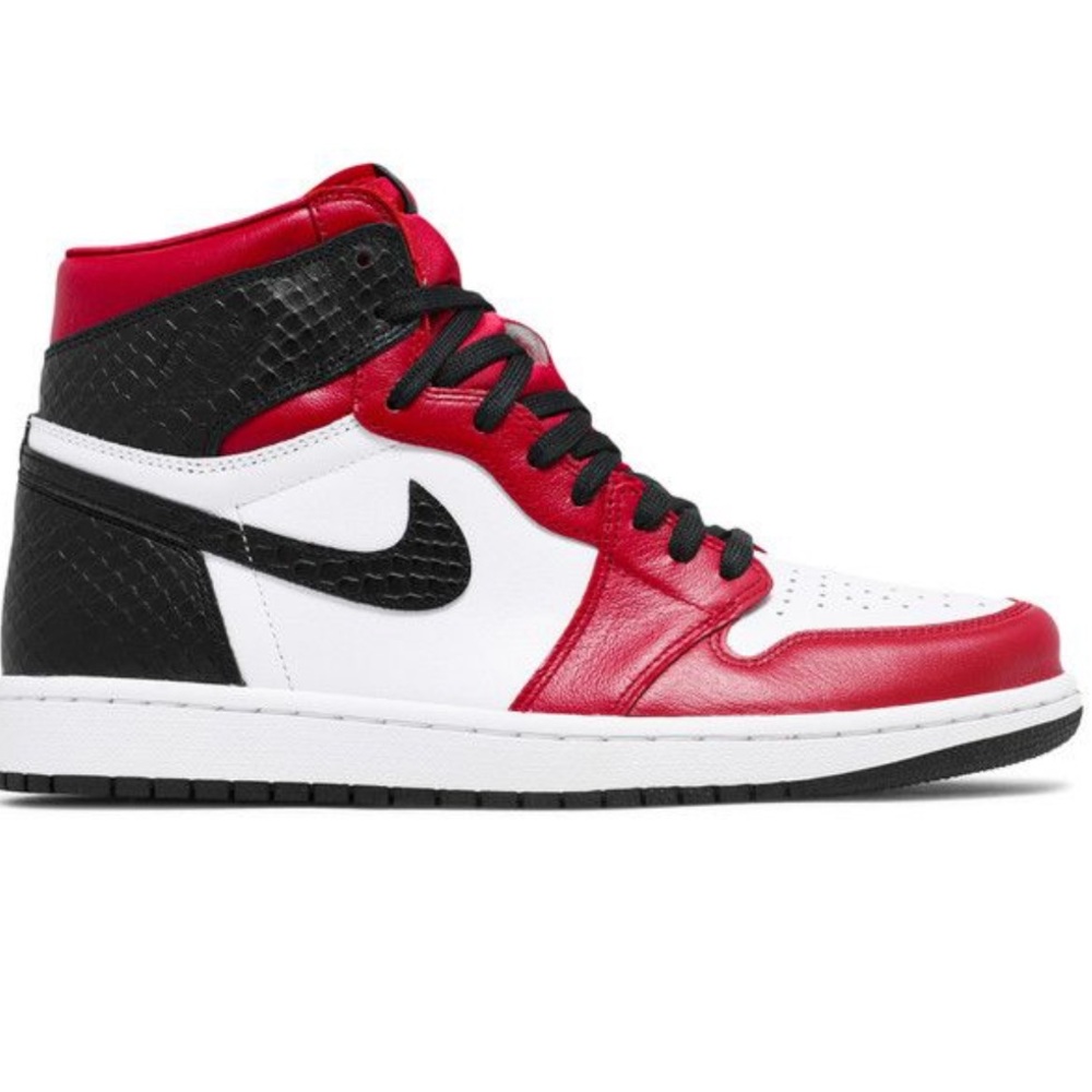Air Jordan 1 Retro High OG Sneaker - Satin Red - women’s size 7 , men’s size 5.5